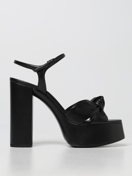 Saint Laurent women: Saint Laurent smooth leather sandals