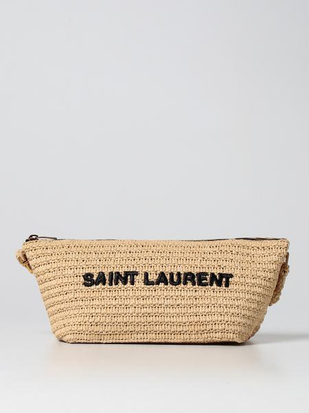 Saint Laurent raffia bag