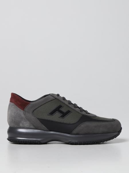 HOGAN: sneakers for man - Grey | Hogan sneakers HXM00N0Q101QBW online ...
