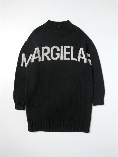 Mm6 Maison Margiela bambino: Maglia jacquard logo