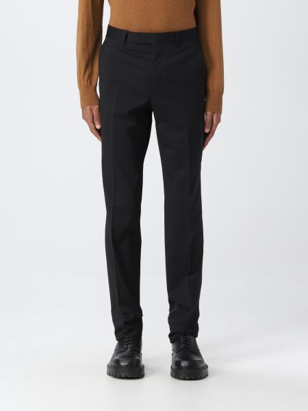 ZEGNA: pants for man - Black | Zegna pants 4ZF0627FNAC2 online at ...