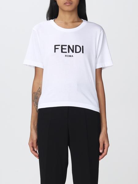 FENDI：Tシャツ レディース - ホワイト | GIGLIO.COMオンラインのFendi