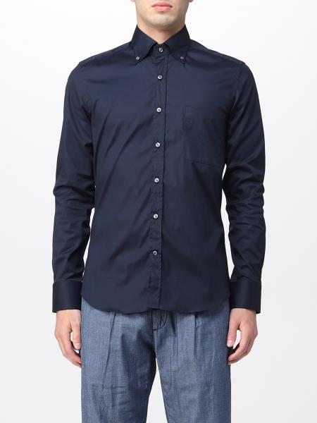 XC: shirt for man - Blue | Xc shirt BUTTON DOWN GHC11 online at GIGLIO.COM
