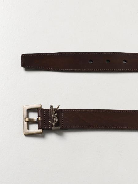 Yves Saint Laurent Cintura Cassandre 634440DTI0E1000 In Pelle