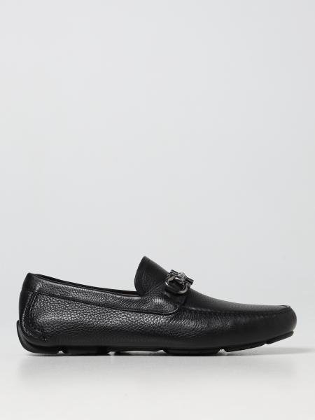 Men's Salvatore Ferragamo: Salvatore Ferragamo Paris hammered leather loafers