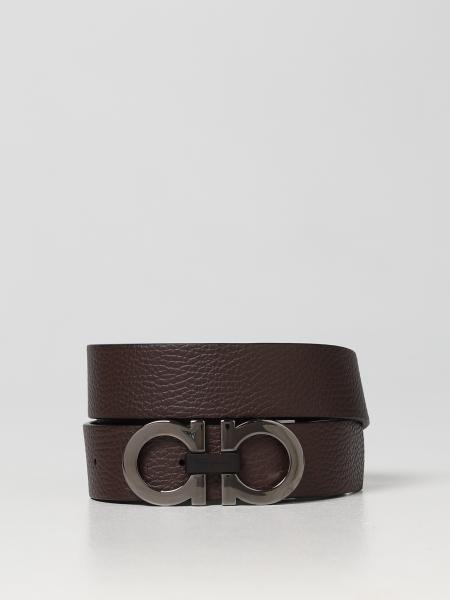 salvatore ferragamo torre leather belt