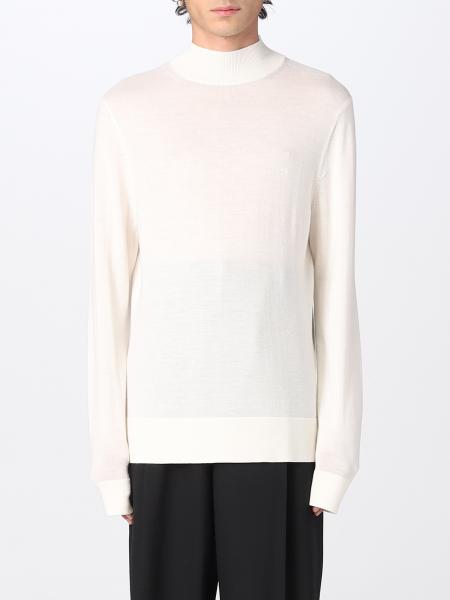 CALVIN KLEIN: sweater for man - Yellow Cream | Calvin Klein sweater ...