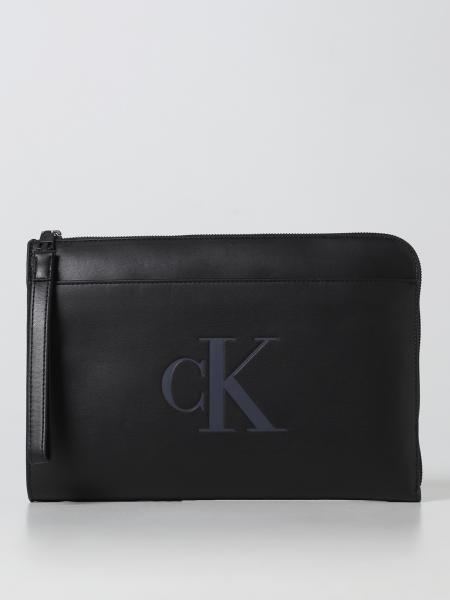 CALVIN KLEIN JEANS: briefcase for man - Black | Calvin Klein Jeans