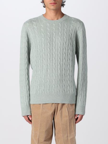 Brunello Cucinelli Outlet: cable-knit cashmere sweater - Green ...