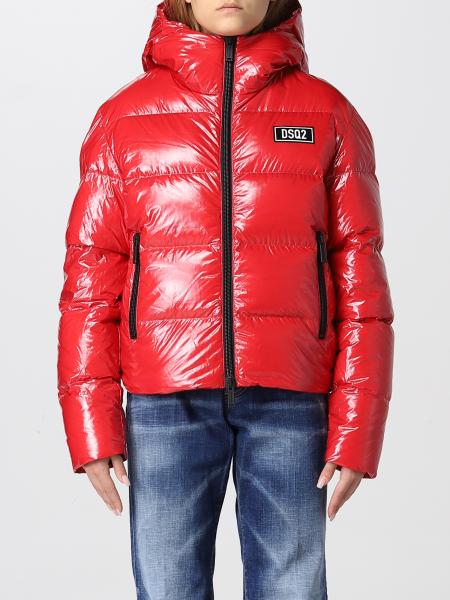 Dsquared2 women: Dsquared2 down jacket in shiny nylon