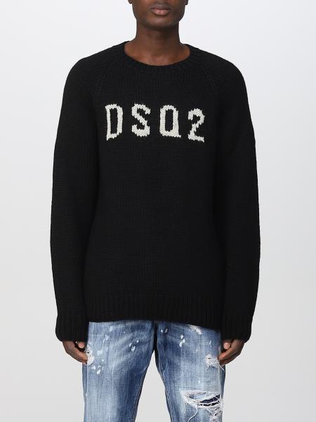 DSQUARED2: sweater for man - Black | Dsquared2 sweater S71HA1137S18089 ...
