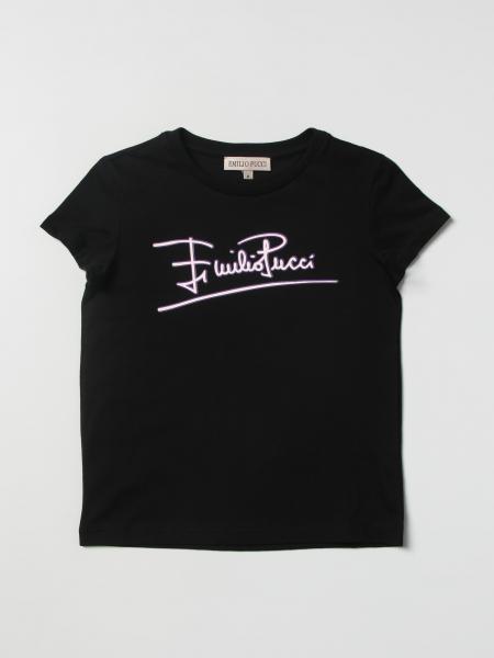 Emilio Pucci enfant: T-shirt à logo Emilio Pucci