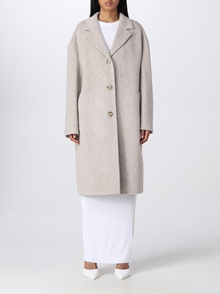 Textured wool coat, ybl