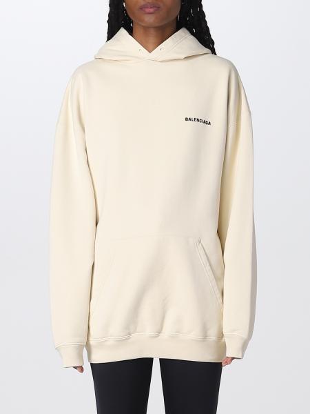 Balenciaga cotton hoodie with logo