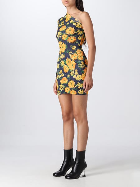 yellow balenciaga dress