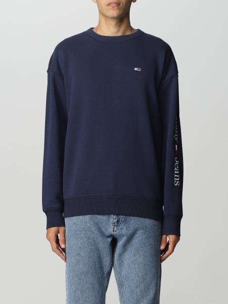 TOMMY JEANS: sweatshirt for man - Blue | Tommy Jeans sweatshirt ...