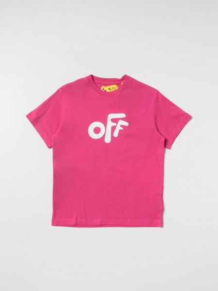 OFF-WHITE™, Fuchsia Women's T-shirt