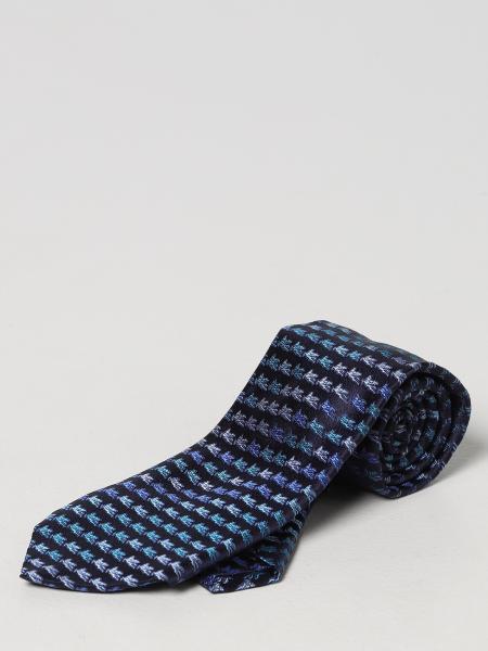 Etro Pegaso Krawatte aus Seidenjacquard