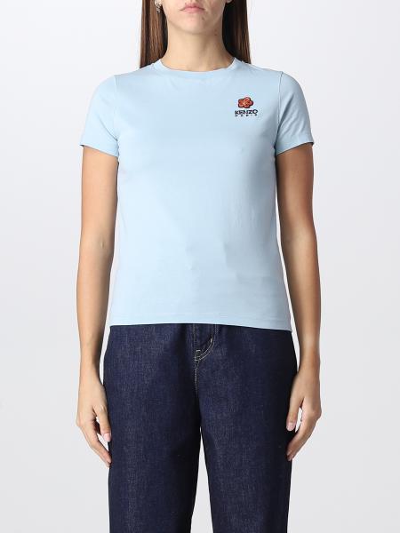 Kenzo donna: T-shirt Kenzo con patch Fiore