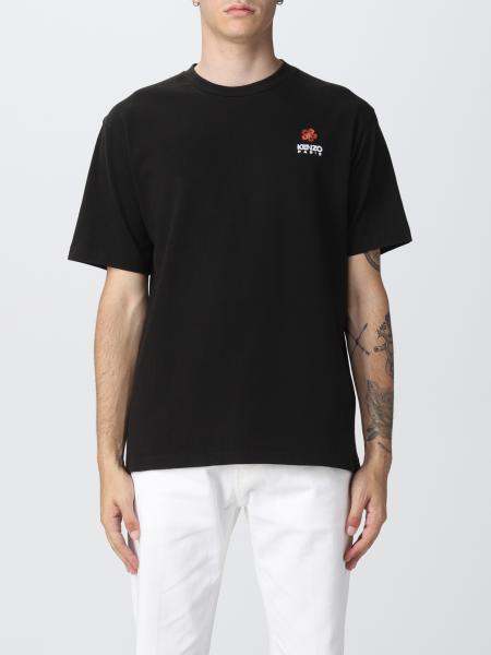 Kenzo uomo: T-shirt Kenzo in cotone con mini logo
