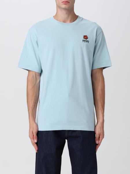 Kenzo Outlet: t-shirt for man - Blue | Kenzo t-shirt FC65TS4124SG ...