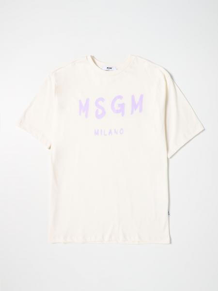 Msgm bambino: T-shirt Msgm Kids con stampa logo