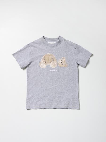 T-shirt Palm Angels in cotone con stampa bear