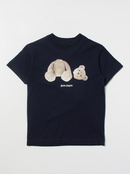 T-shirt Palm Angels in cotone con stampa bear