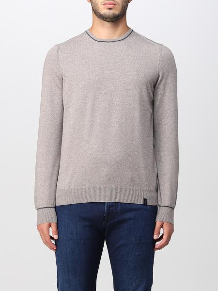 FAY: sweater for man - Brown | Fay sweater NMMC1452230FDS online at ...