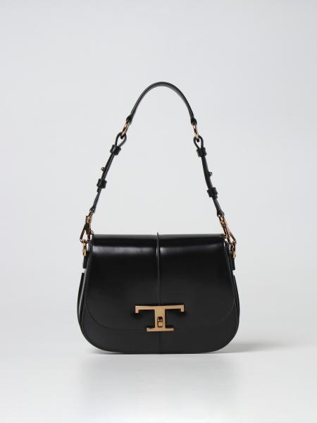 TOD'S: shoulder bag for woman - Black | Tod's shoulder bag ...