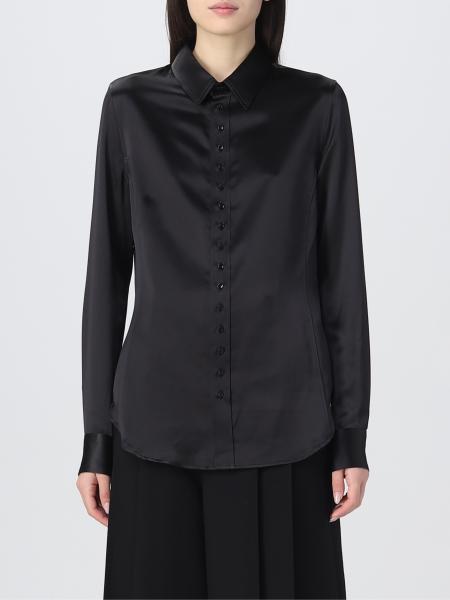 Camicia Saint Laurent in raso di seta