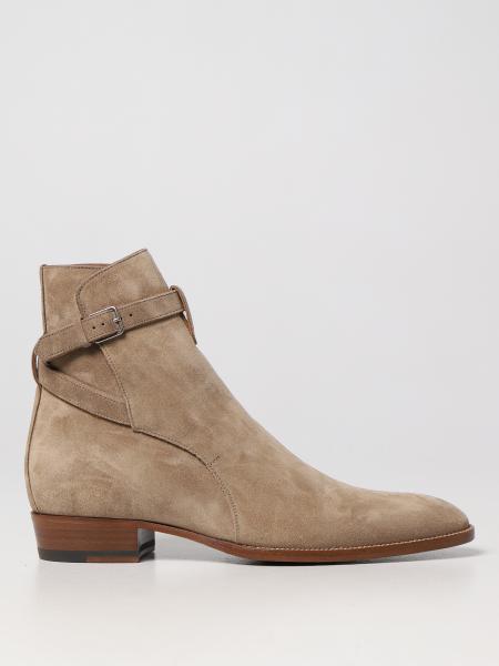 Stivaletto Wyatt Saint Laurent in camoscio
