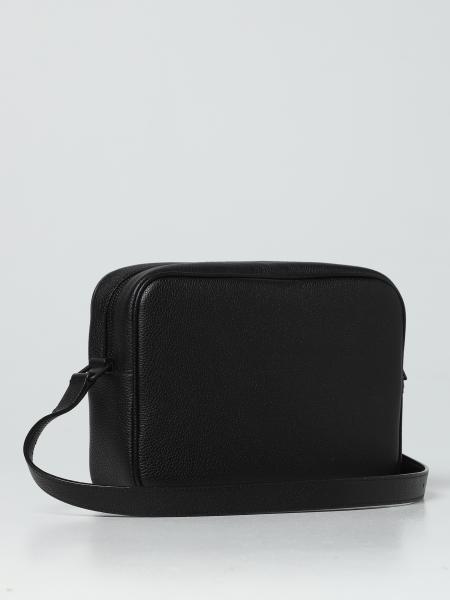 SAINT LAURENT: shoulder bag for man - Black | Saint Laurent shoulder ...
