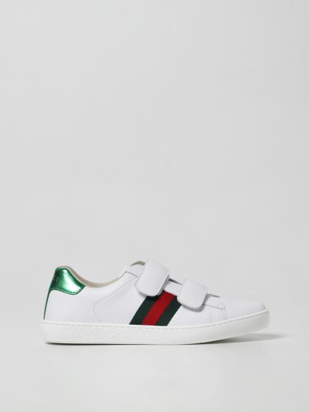 Gucci smooth leather sneakers