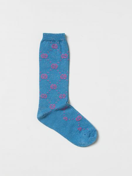 Gucci lamé cotton socks