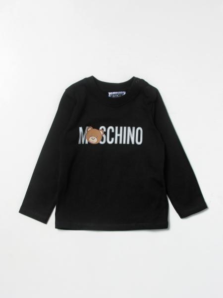Agressief Optimisme Trolley MOSCHINO BABY: T-shirt with Teddy print - Black | Moschino Baby t-shirt  MOO00ELBA12 online on GIGLIO.COM