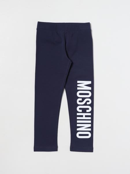 Moschino Kid leggings with logo print