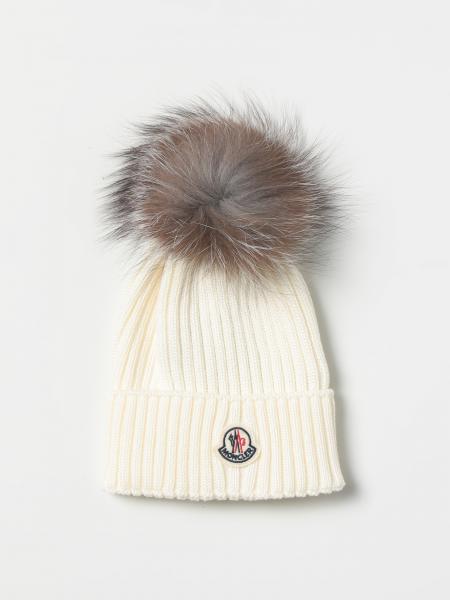 Moncler wool hat with pompon