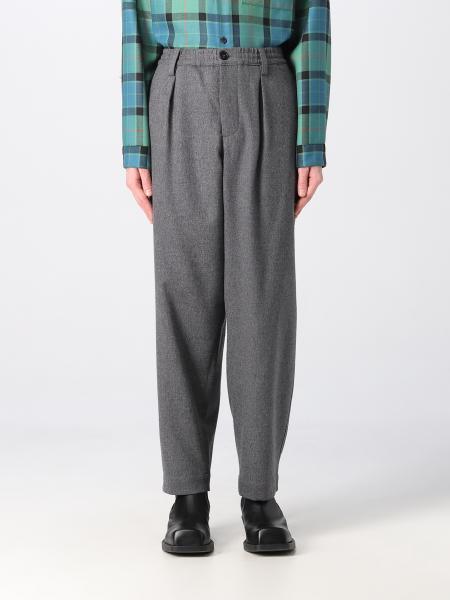 MARNI: pants for man - Grey | Marni pants PUMU0017U1UTW970 online on ...