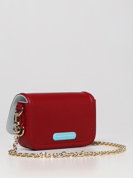 burgundy mini purse