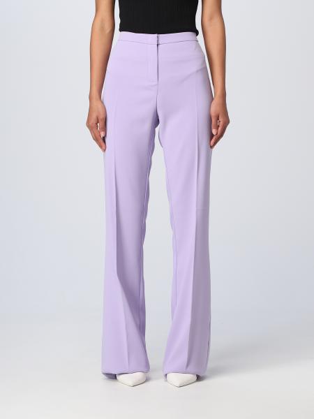 PINKO: pants for woman - Lilac | Pinko pants 1000547624 online on ...