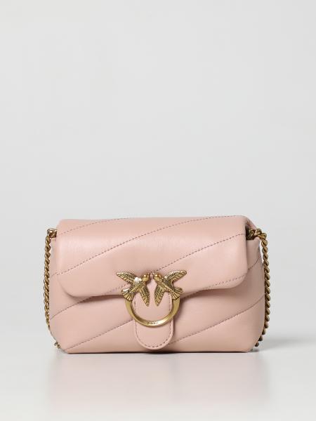 PINKO: mini bag for woman - Blush Pink | Pinko mini bag 100040A0F2 ...