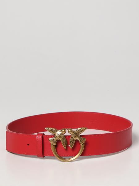 Cintura Pinko: Cintura Love Berry Pinko in pelle