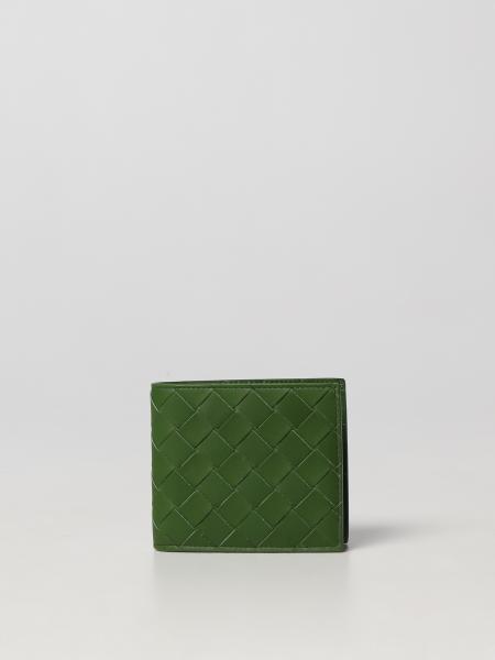BOTTEGA VENETA: wallet for man - Green | Bottega Veneta wallet ...