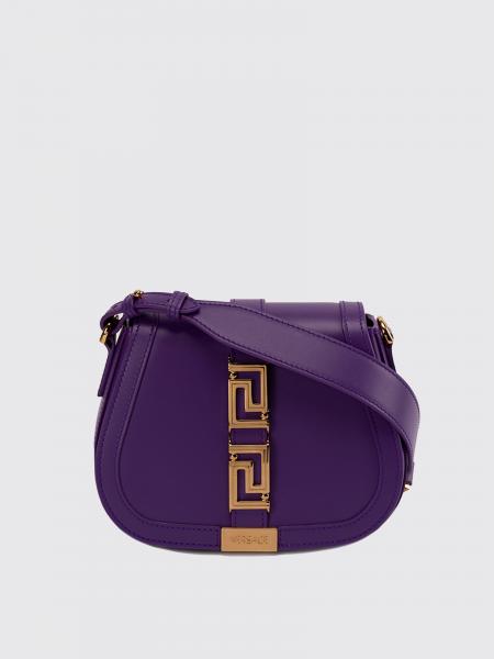 Borsa Greca Goddesa Versace in pelle liscia