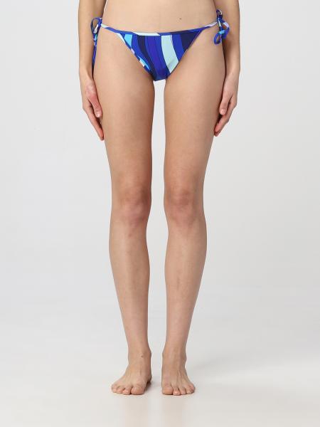 Emilio Pucci: Slip bikini Emilio Pucci in lycra stampata