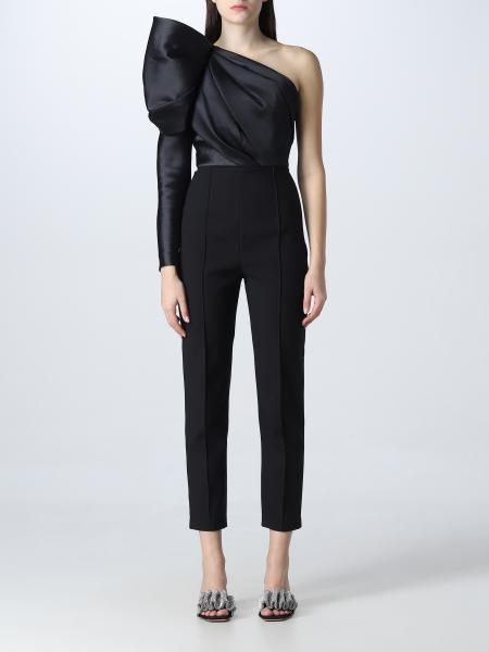 SOLACE LONDON: jumpsuits for woman - Black | Solace London jumpsuits ...