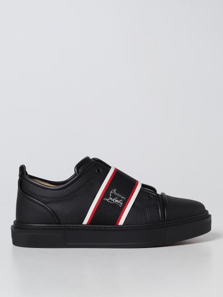 Christian Louboutin teenager sneakers in grained leather