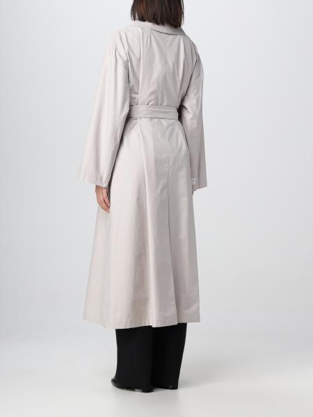 MAX MARA THE CUBE：トレンチコート レディース - イエロークリーム 