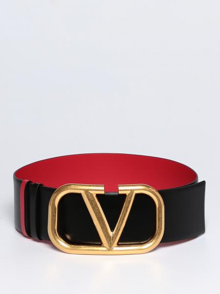 Cintura Valentino donna: Cintura VLogo Valentino Garavani in pelle